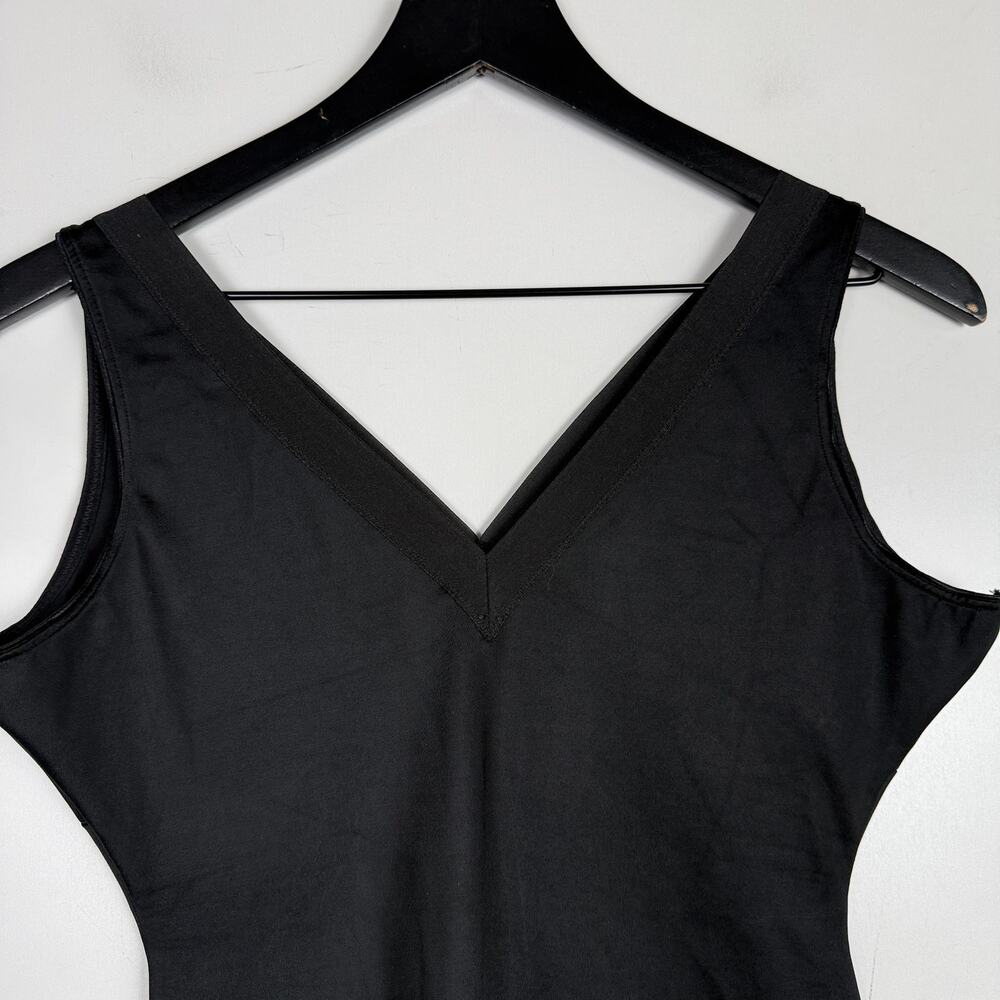 Spanx Slimplicity Camisole Double V-Neck Tank Top Shapewear Black - XL - Picture 4 of 9